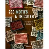 200 MOTIFS A TRICOTER - JACQUARD 2 COULEURS Livre Eyrolles 