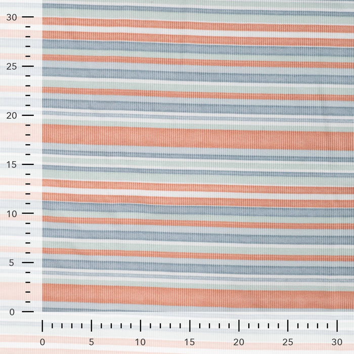 2x2 Rib Dusty Blue Tissus Quality Textiles 