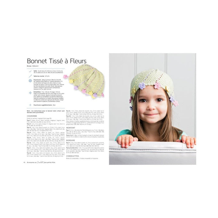ACCESSOIRES AU CROCHET POUR PETITES FILLES Livre Neva 