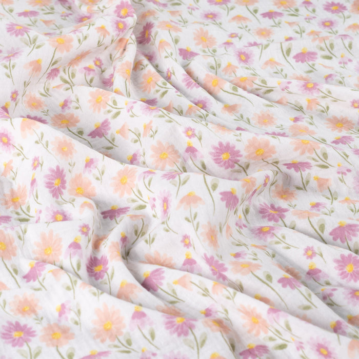 Bambino Printed White Tissus Quality Textiles 