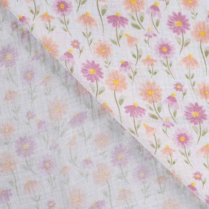 Bambino Printed White Tissus Quality Textiles 