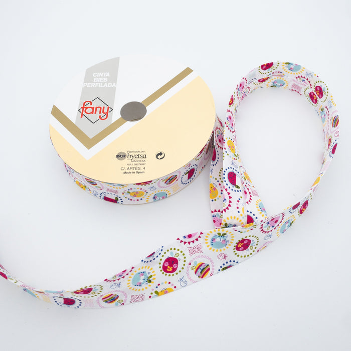 Biais fantaisie - Taille 30mm Rubanerie 3Bcom 