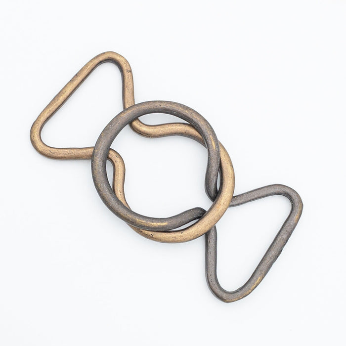 Boucle de ceinture Mercerie Giannopoulos Cuivré 