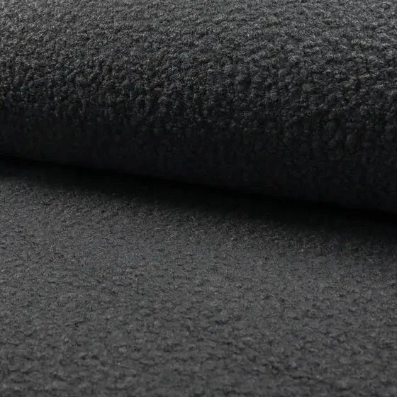Bouclette Polyester - Gris foncé Tissus Quality Textiles 