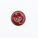 Bouton 2 trous - Coco laqué fantaisie Bouton Giannopoulos 17mm 