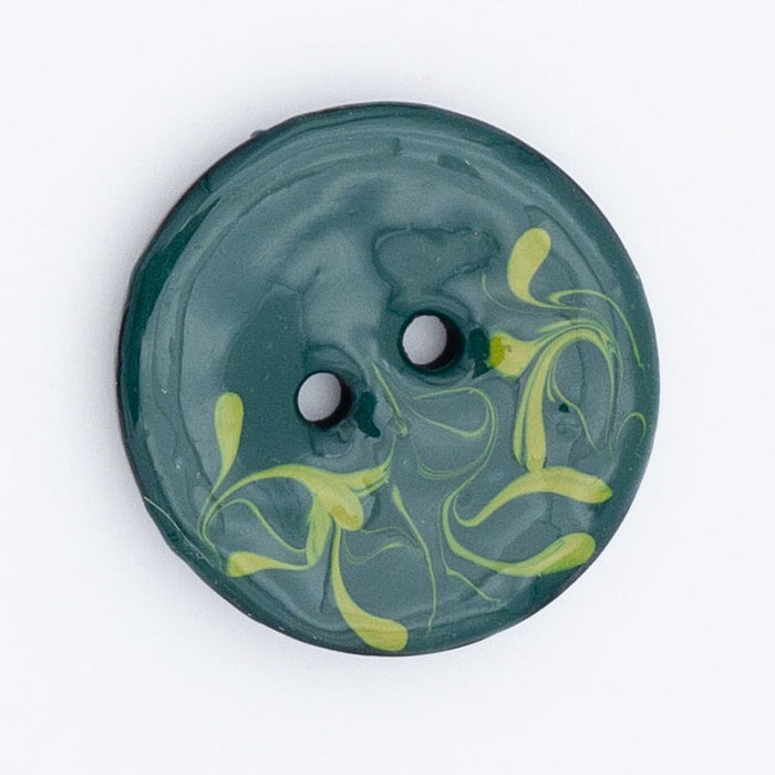 Bouton 2 trous - Coco laqué fantaisie Bouton Giannopoulos 40mm 