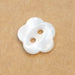 Bouton 2 trous - Fleur découpée Bouton Giannopoulos 13mm 
