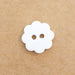 Bouton 2 trous - Fleur découpée - Taille 15mm Bouton Giannopoulos 00 