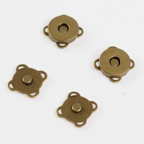 Bouton fermoir aimanté à coudre 18mm Mercerie 3Bcom 