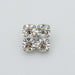 Bouton - Pied fantaisie strass Bouton Fratelli Bonfanti 