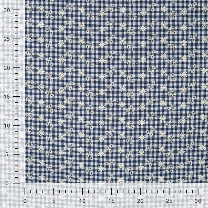 Broderie Anglaise - Cotton Seersucker Embroidery Tissus Quality Textiles 