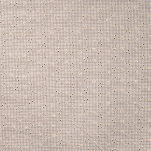 Broderie Anglaise - Cotton Seersucker Embroidery Tissus Quality Textiles 