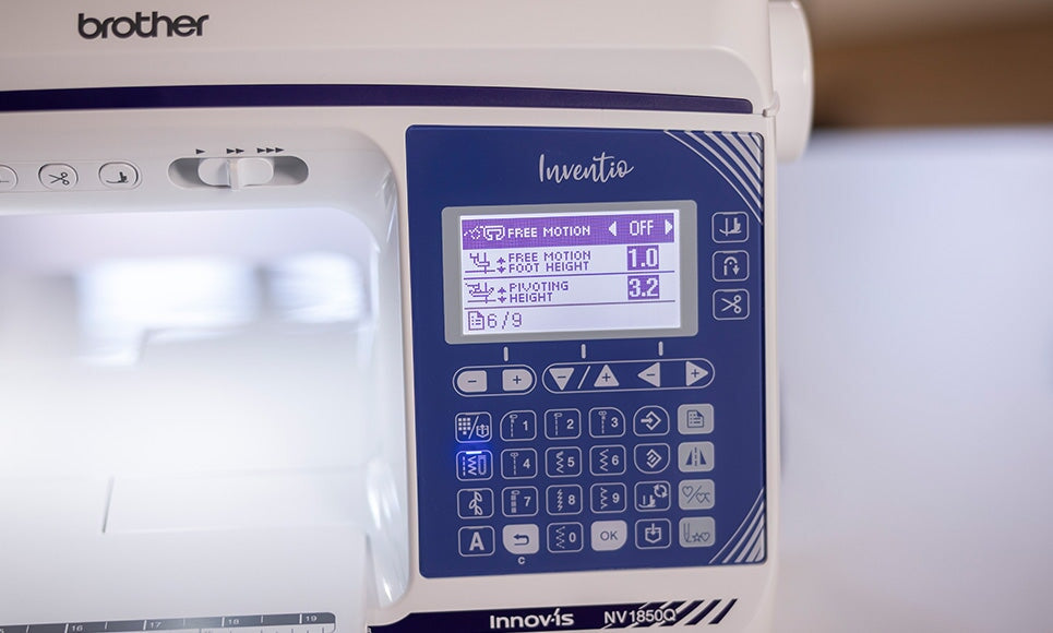 Brother - Machine à coudre et à quilter - Inventio NV1850Q Machine Brother 