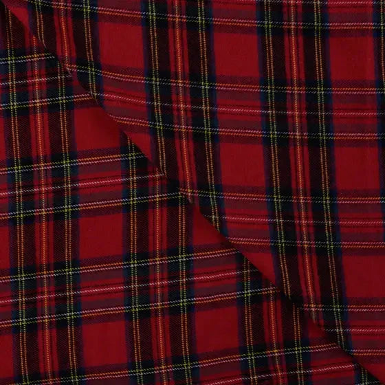 Brushed Check Finn Tissus Quality Textiles 