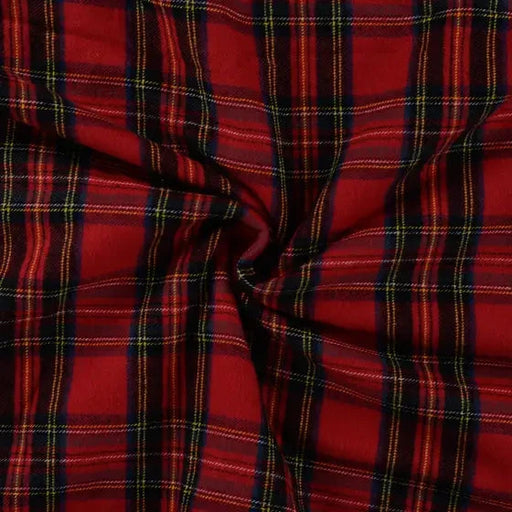 Brushed Check Finn Tissus Quality Textiles 