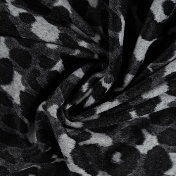 Brushed Jacquard Leopard Tissus Quality Textiles 