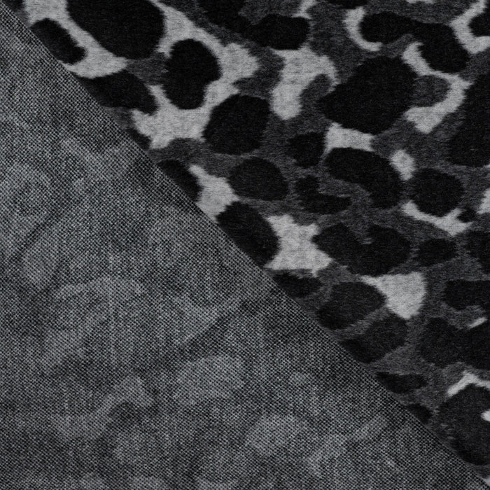 Brushed Jacquard Leopard Tissus Quality Textiles 