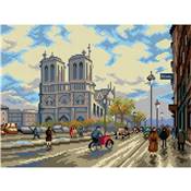 Canevas - CANEVAS ANTIQUE BLANC Broderie Orchidea 