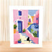 CANEVAS IMPRIME BLANC - DESSIN 15 X 20 CM - ESCALIER MEDITERRANEEN Broderie MILPOINT 