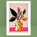 CANEVAS IMPRIME BLANC - DESSIN 15 X 20 CM - VASE AUX POIS ROUGES Broderie MILPOINT 