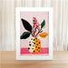 CANEVAS IMPRIME BLANC - DESSIN 15 X 20 CM - VASE AUX POIS ROUGES Broderie MILPOINT 