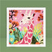 CANEVAS IMPRIME BLANC - DESSIN 30 X 30 CM - GIRAFE POP Broderie MILPOINT 