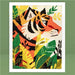 CANEVAS IMPRIME BLANC - DESSIN 30 X 40 CM - CHASSEUR SILENCIEUX Broderie MILPOINT 