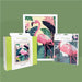 CANEVAS IMPRIME BLANC - DESSIN 30 X 40 CM - FLAMAND TROPICAL Broderie MILPOINT 