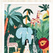 CANEVAS IMPRIME BLANC - DESSIN 40 X 50 CM - AU COEUR DE LA JUNGLE Broderie MILPOINT 