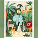 CANEVAS IMPRIME BLANC - DESSIN 40 X 50 CM - AU COEUR DE LA JUNGLE Broderie MILPOINT 