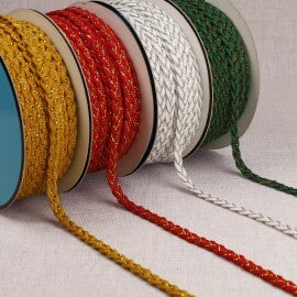Cordon tresse métalisé Rubanerie Stéphanoise 