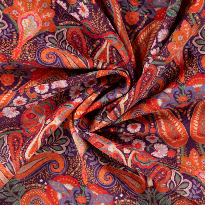 Cotton Corduroy Digital Print Tissus Quality Textiles 