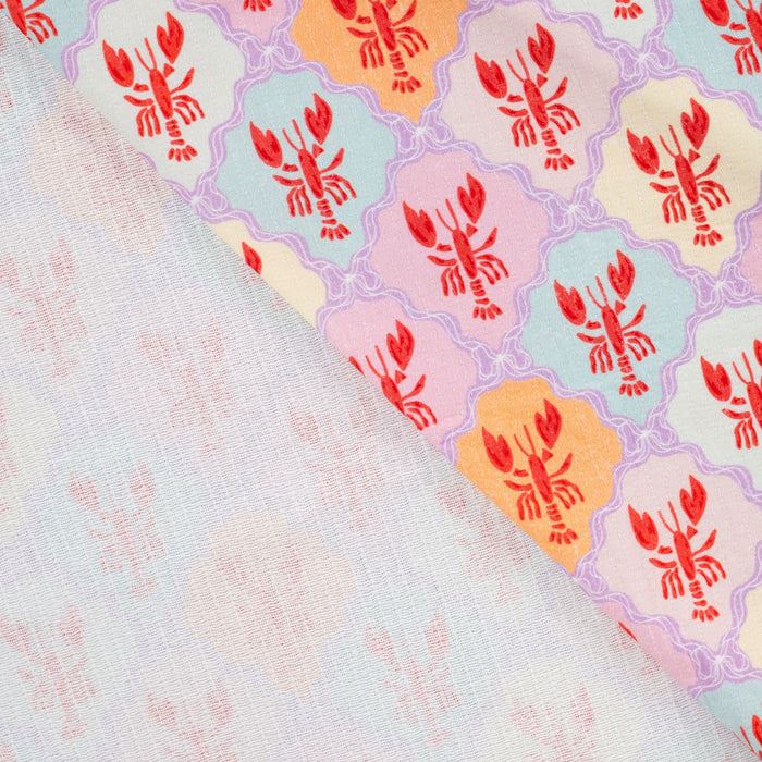 Cotton stitched Printed Tissus Quality Textiles 