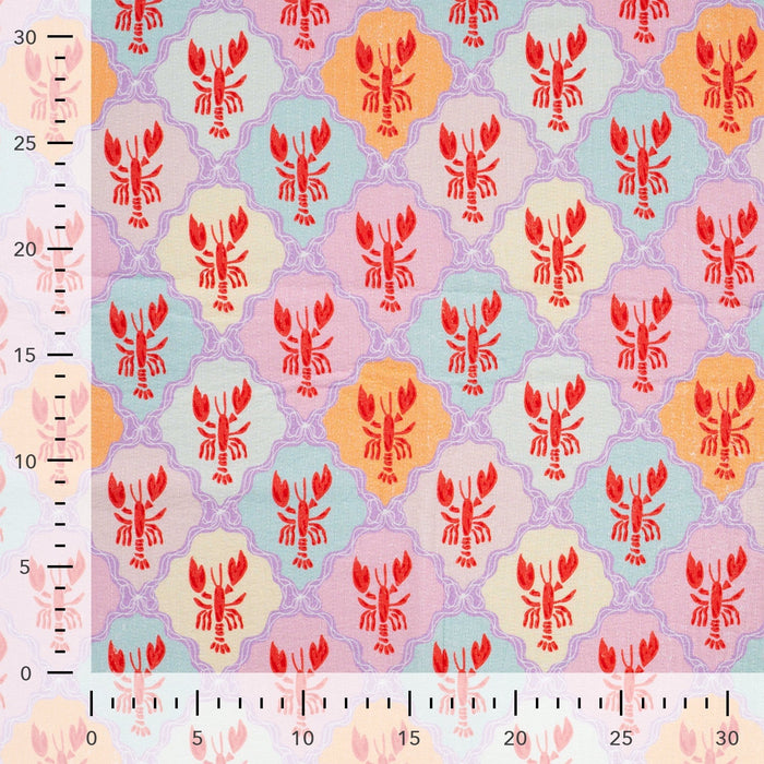 Cotton stitched Printed Tissus Quality Textiles 