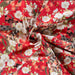 Coupon de Tissu Japonais - Fleurs de Cerisier et Papillons Roses - NAKA FABRICS Tissus Naka Fabrics 