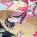 Coupon de Tissu Japonais - Gris Pivoines Oiseaux - NAKA FABRICS Tissus Naka Fabrics 