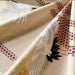 Coupon de Tissu Japonais - Grues et Pins sur Beige Naturel - NAKA FABRICS Tissus Naka Fabrics 