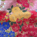 Coupon de Tissu Japonais - Jardin Floral Multicolore sur Rose Doré - NAKA FABRICS Tissus Naka Fabrics 