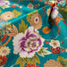 Coupon de Tissu Japonais - Jardin Turquoise - NAKA FABRICS Tissus Naka Fabrics 
