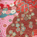 Coupon de Tissu Japonais - Mosaïque Rose et Turquoise Réversible - NAKA FABRICS Tissus Naka Fabrics 