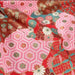 Coupon de Tissu Japonais - Mosaïque Rose et Turquoise Réversible - NAKA FABRICS Tissus Naka Fabrics 