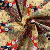 Coupon de tissu Japonais - NAKA FABRICS Tissus Naka Fabrics 