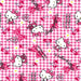 Coupon patchwork -Tissu Hello Kitty ribbon cherry - 50x55cm Tissus 3b com 
