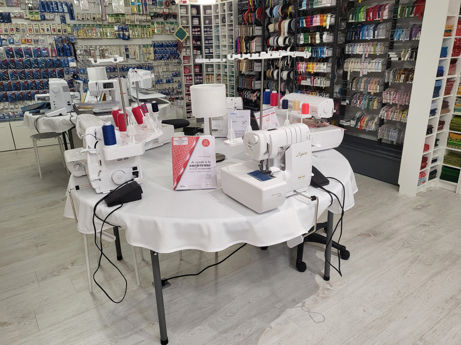 Démonstration de machine BabyLock Brother & Bernina Service MHM Maison du Haut Mercier 
