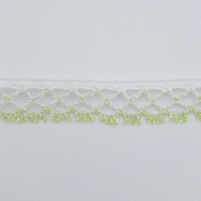 Dentelle coton Rubanerie 3Bcom 3 - Vert 