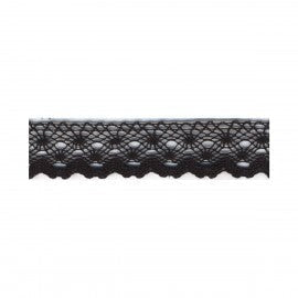 Dentelle coton Rubanerie Stéphanoise 14 - Noir 