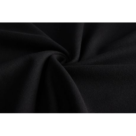 Drap de laine haut de gamme noir Tissus 3b com 
