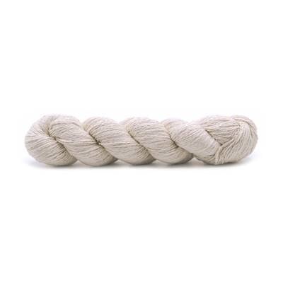 Echeveau 50g - 100% soie - Bourette - Spun Silk world Tricot Maison du Haut Mercier 0114-PEARLY 