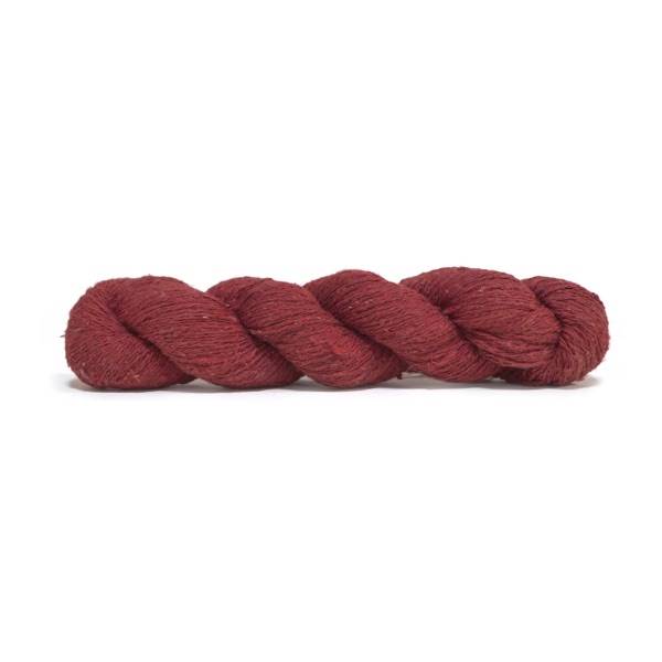 Echeveau 50g - 100% soie - Bourette - Spun Silk world Tricot Maison du Haut Mercier 0125-DRIED PLUM 