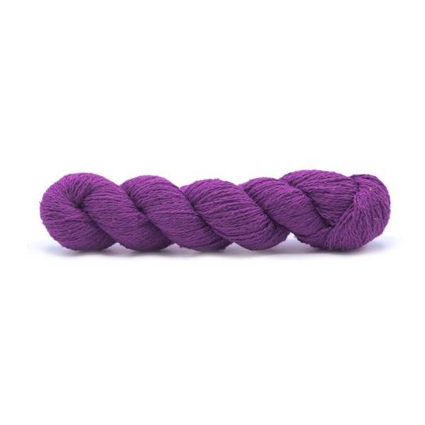 Echeveau 50g - 100% soie - Bourette - Spun Silk world Tricot Maison du Haut Mercier 0128-EXTRAVIOLET 